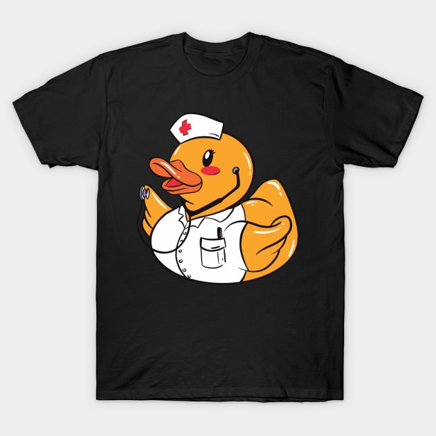 Ask Me About My Duck Disguise Funny Quack Costume T-Shirt by FunSillyShop